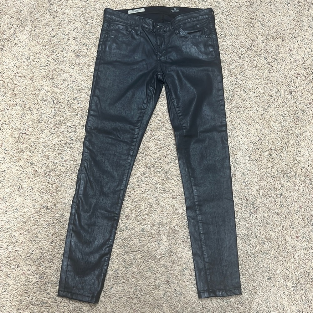 AG faux leather skinny legging